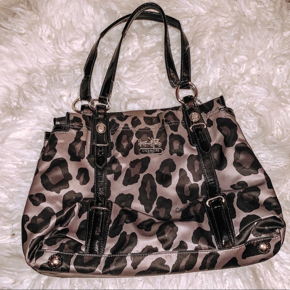 Cheetah Coach Handbag